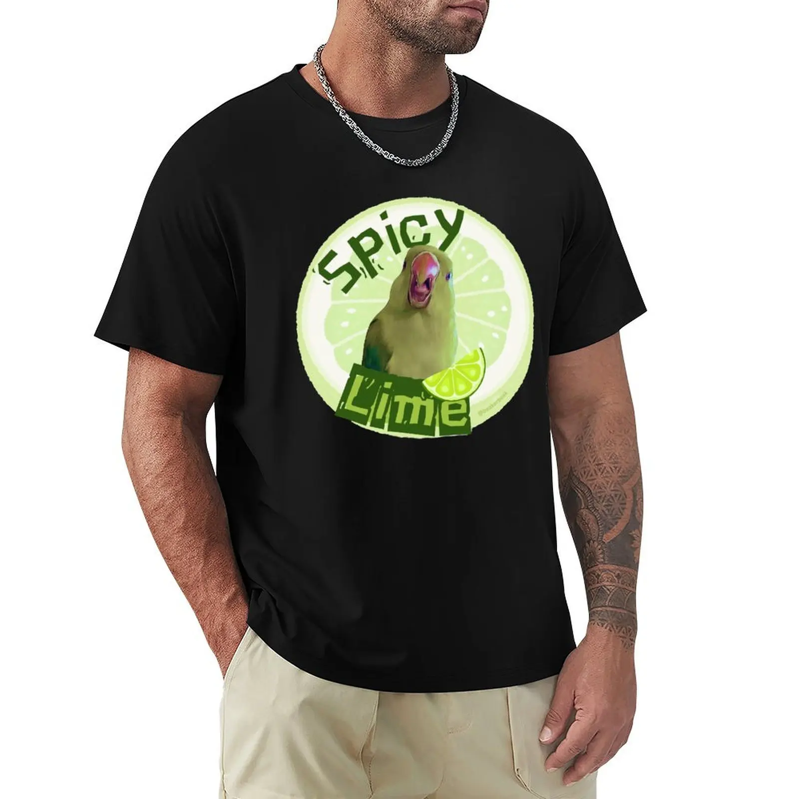 

Spicy Lime T-Shirt funny gifts sports fans Men's clothing