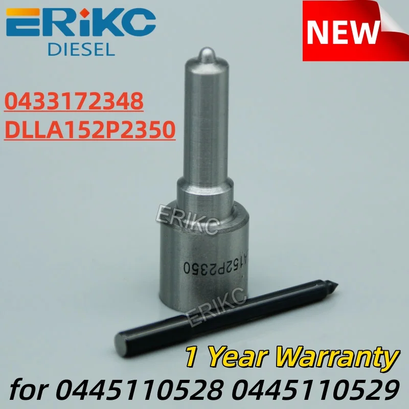 ERIKC 0 433 172 348 Pulverizador DLLA152P2350 Boquilla de Inyección Diésel DLLA 152 P2350 Boquilla de Inyección DLLA 152P 2350 para 0445110528 / 529