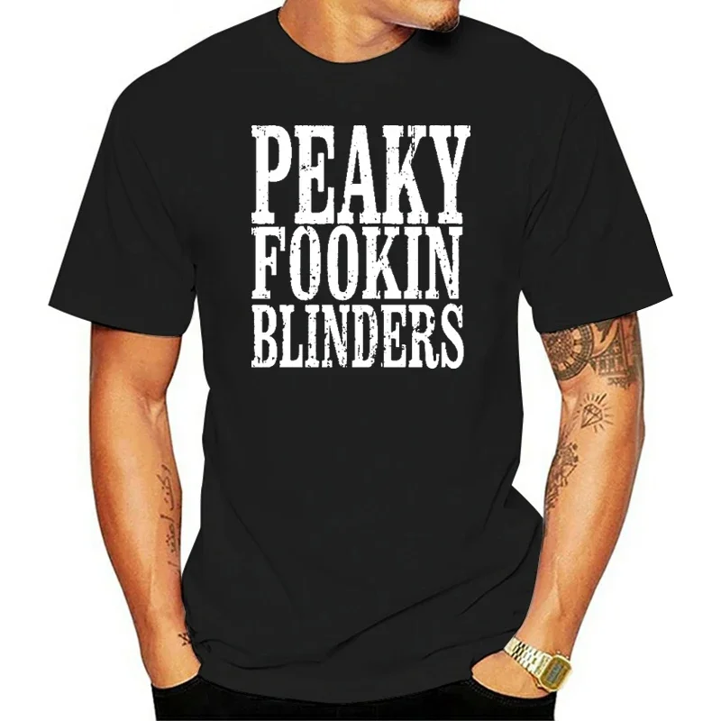 Male Tshirt Peaky Fookin Blinders T Shirt Men  Shelby Bros T-shirt  Style Peaky Blinder Retro Tee Shirt Homme