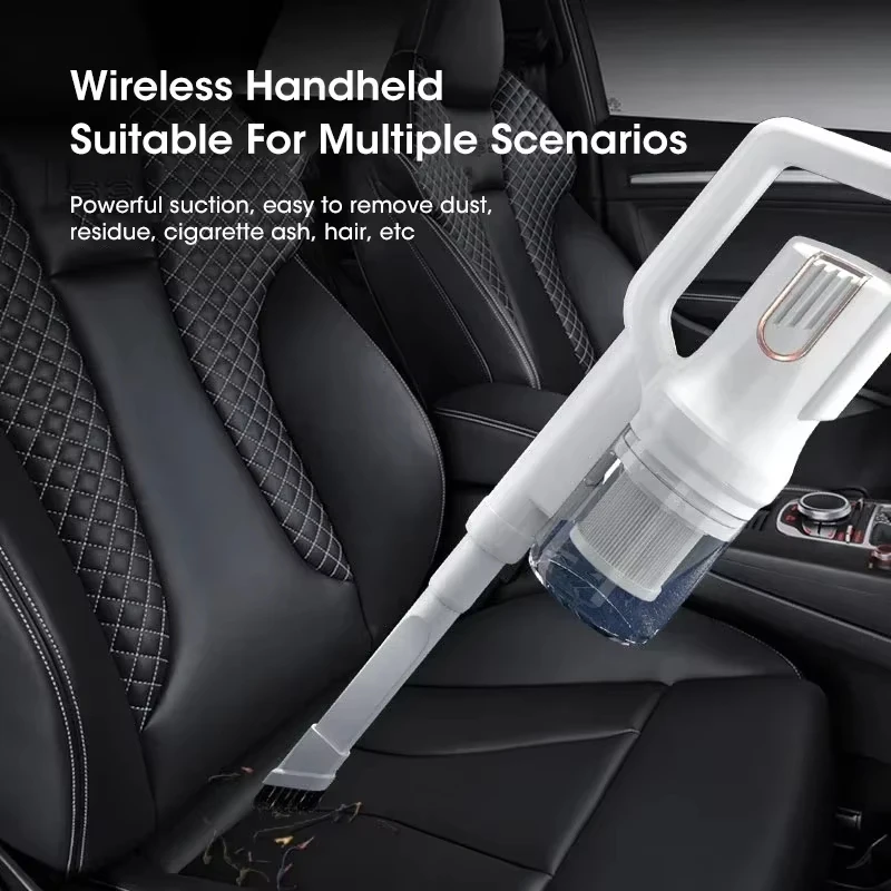 

5Kpa Wireless Handheld Vacuum Cleaner High Suction Power Multifunctional Low Noise Cleaner for Home and Car Use