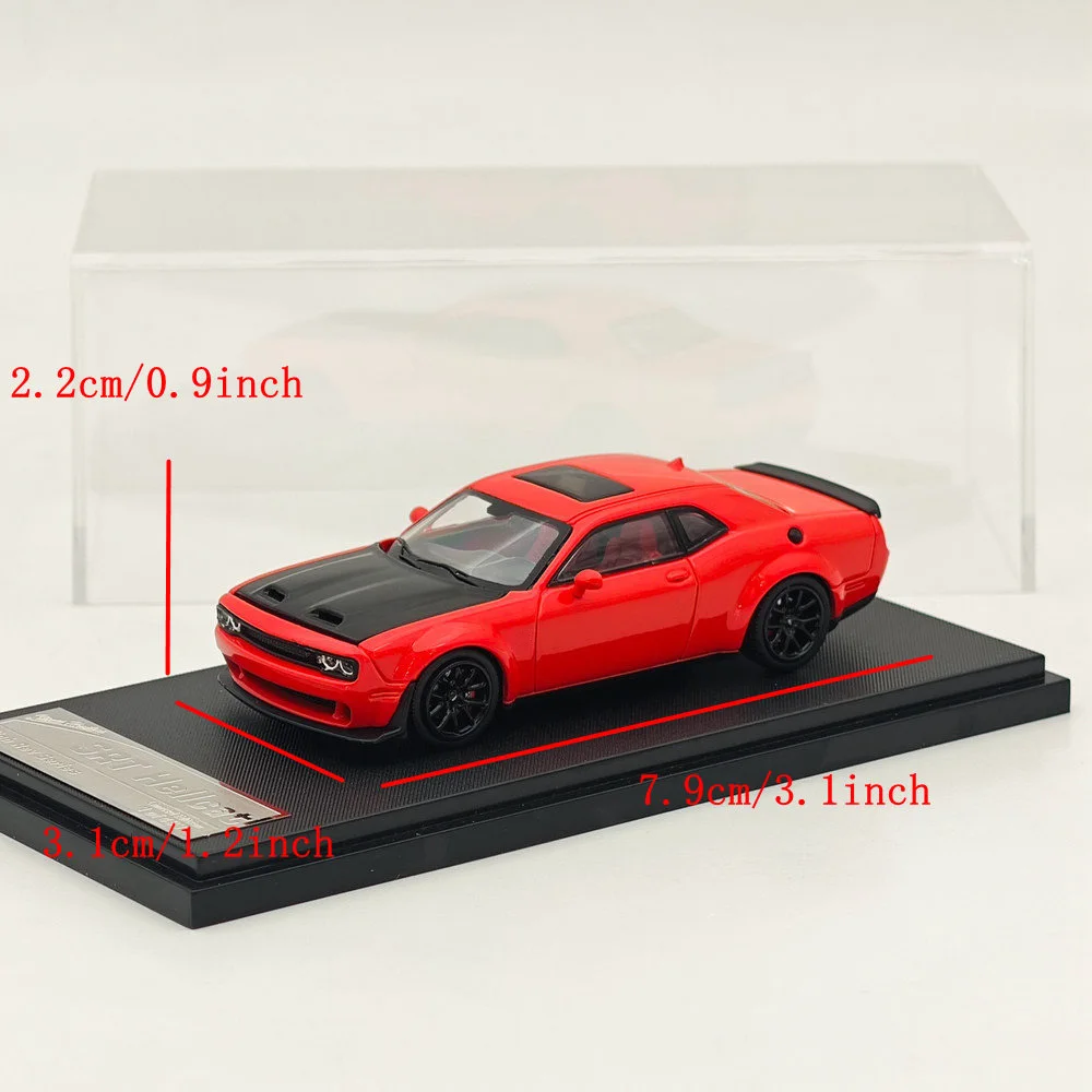 Stance Hunters 1/64 لنماذج SRT Hellcat Diecast مجموعة محدودة من ألعاب السيارات هواية الهدايا