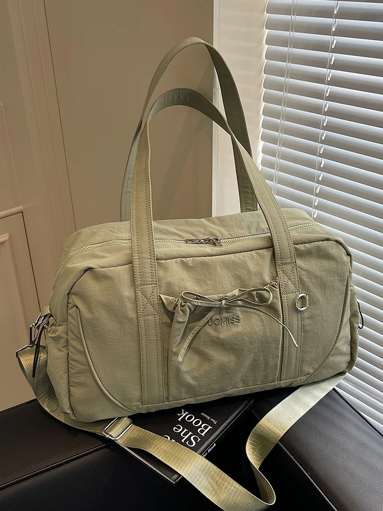 

Большая вместительная легкая повседневная сумка для фитнеса, коротких поездок и путешествий, в корейском стиле, простая, для ежедневных поездок и хранения, для йоги