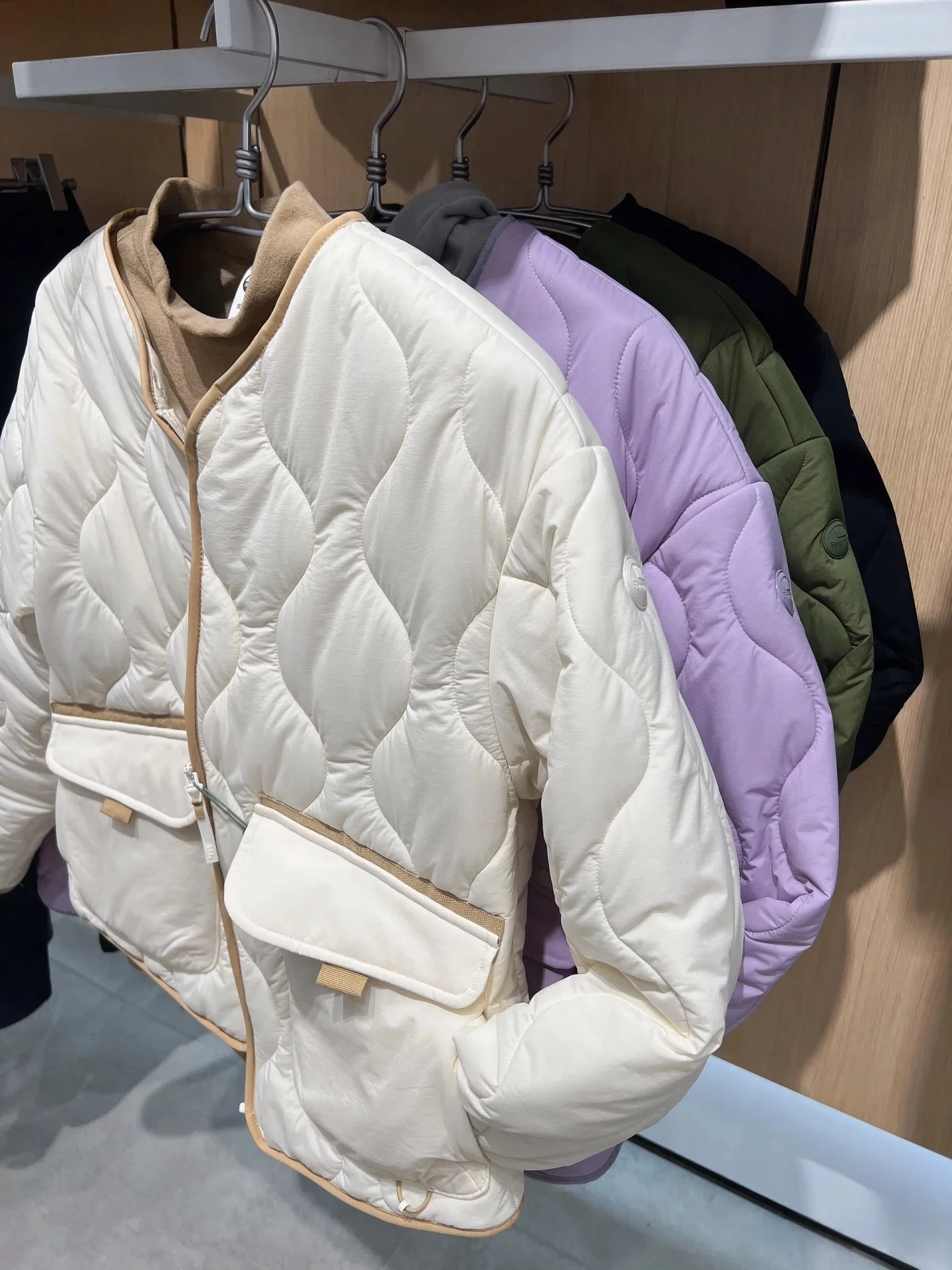 

Женская легкая теплая куртка Banana Home из хлопка с водонепроницаемой обработкой, винтажная, с круглым вырезом, верхняя одежда