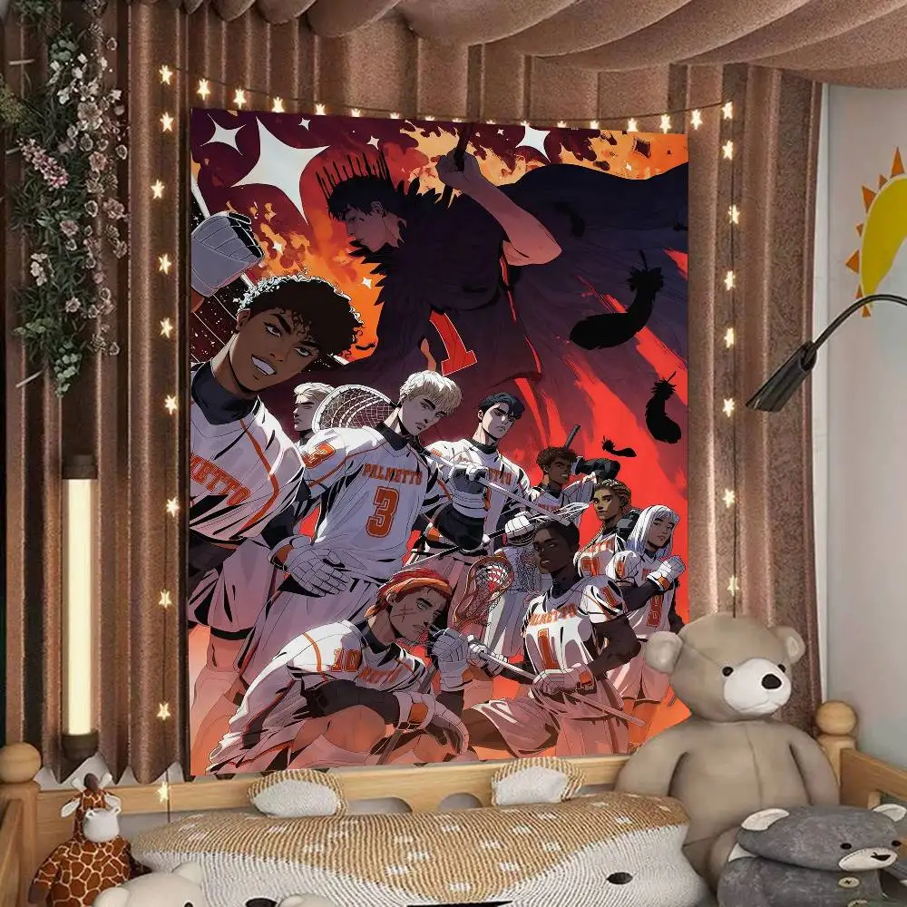 The Game The Fox Hole Court Printed Large Wall Tapestry Art Science Fiction Room Home Decor Decor Blanket