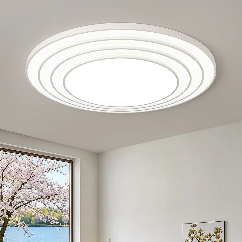 Modern Minimalist Circular Ceiling Lights Creative Eye Protection Living Room Restaurant Office Bedroom Study Lighting Fixtures