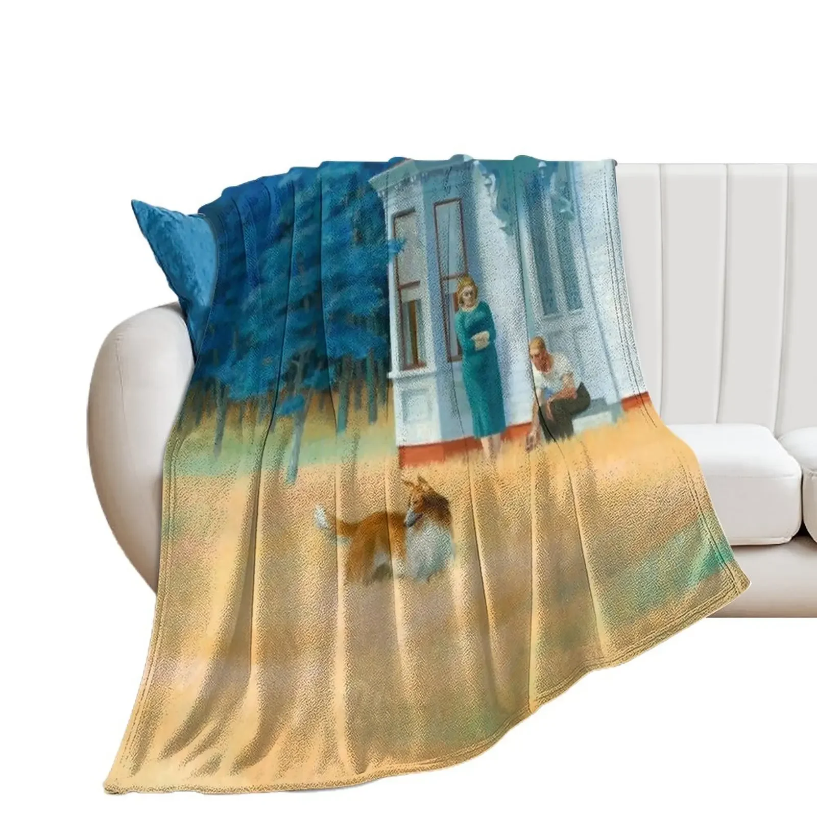 

artwork by Edward Hopper Throw Blanket heavy to sleep Extra Large Throw Flannels blankets ands Blankets