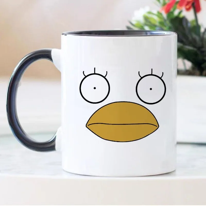 400ml Gintama Anime Peripheral Ceramic Mug Cartoon Character Coffee Cup Creative Water Cup Home Office Daily Drinking Gift view 2