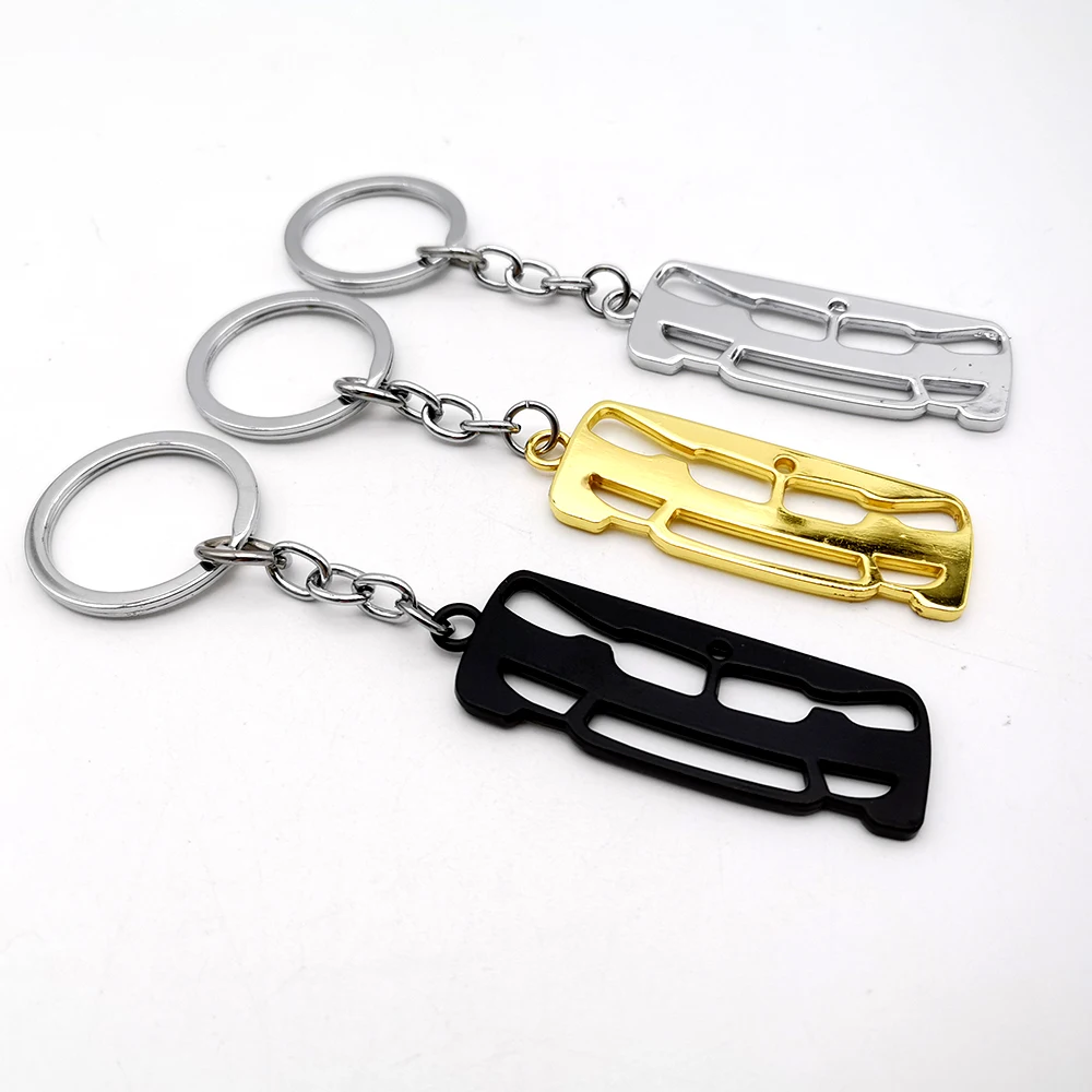 Car Front Grill Keychain MIni Car Key Chain Metal Front Grill Mesh Keyring Key Pendant For BMW e46 e36 F30 M5 M4 E90 Accessories