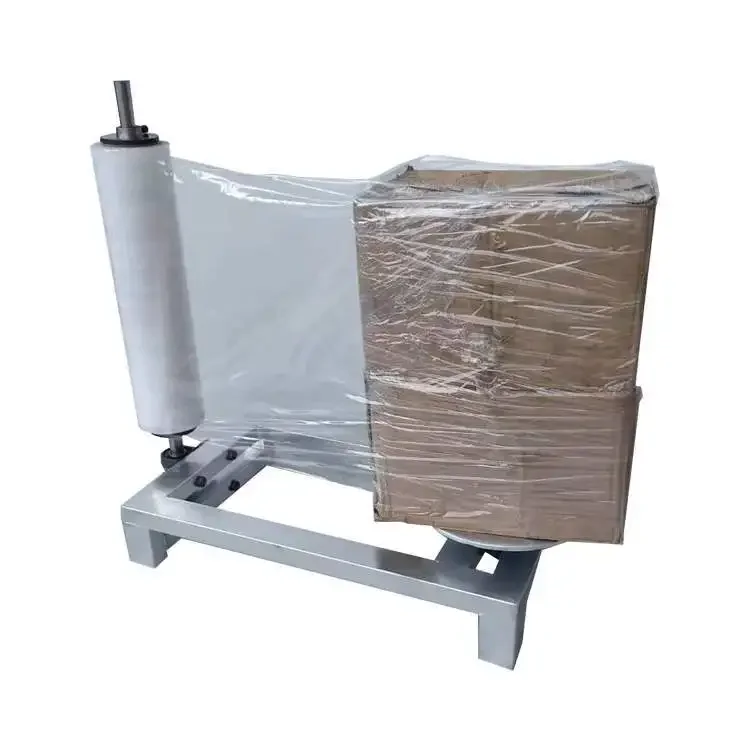 Industrial small carton wrapping machine Stretch wrapping film machine Packaging machine Plastic wrap baler Automatic manual