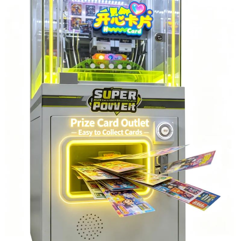 Аппарат для выдачи карт TCG для развлекательных центров, устройство для обмена картами Pika, предоплаченный считыватель карт для игровых центров, настраиваемый под заказ.