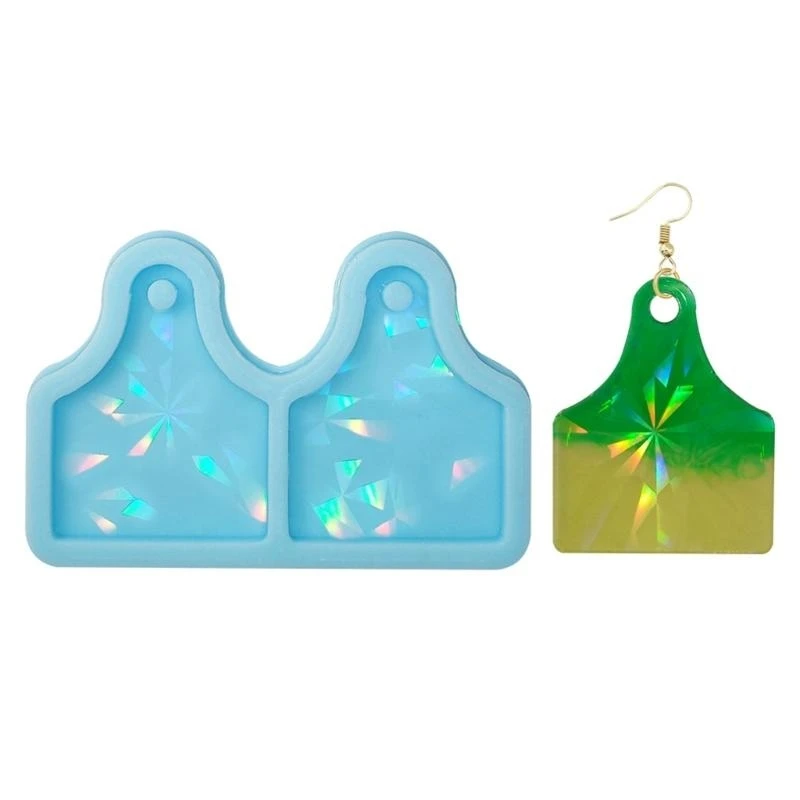 Molds Earring Pendant Silicone Mold Cow Tag Resin Mold Epoxy