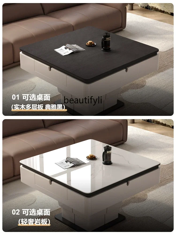 182C Подъемный стол для маджонга, простой, полностью автоматический, многофункциональный, журнальный столик, машина для маджонга, обеденный стол, встроенный дом