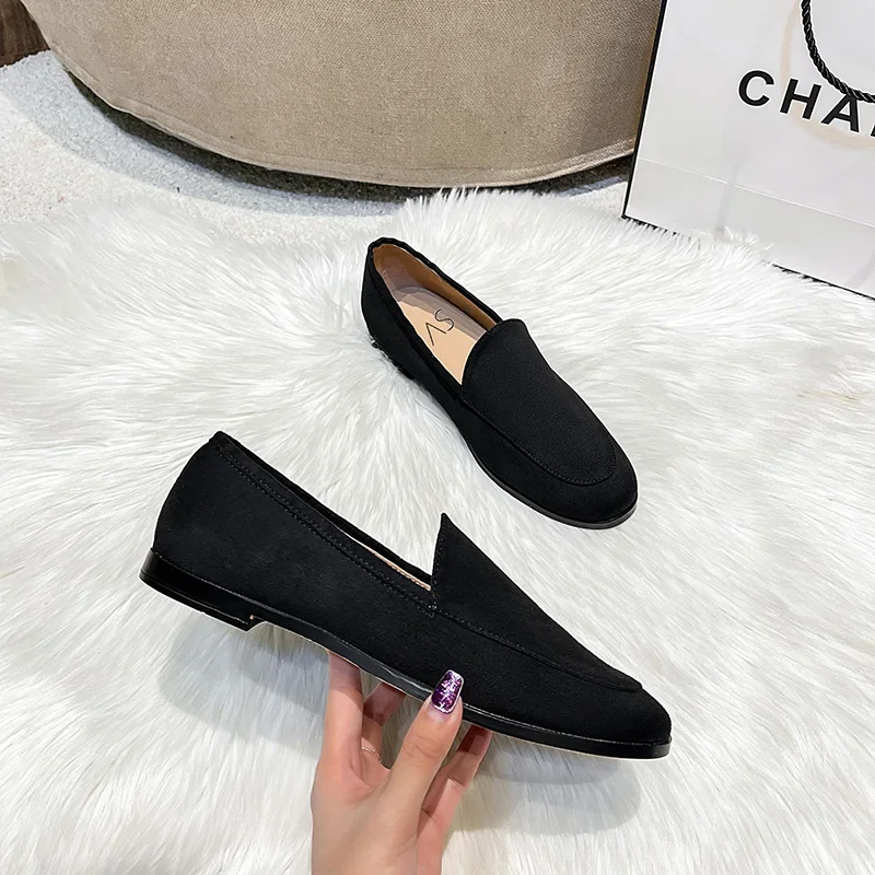 Baotou Half Slippers Women Summer Wear Muller Shoes 2024 New Flat Sandals Loafers Shoes