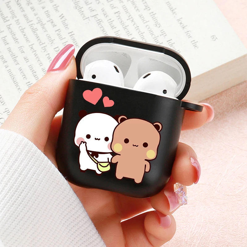 Симпатичная пара аксессуаров Bubu Dudu для Apple Airpods Pro 2 1 3 Baby Panda Love, противоударный чехол для наушников Air Pods