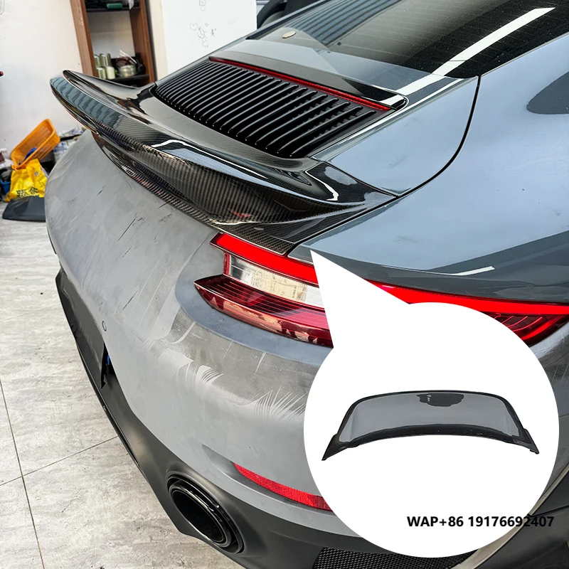 

For 2013-2019 911 Bodykit Car Upgraded Car Spoilers Rear Bumper Carbon Fiber Tail 991