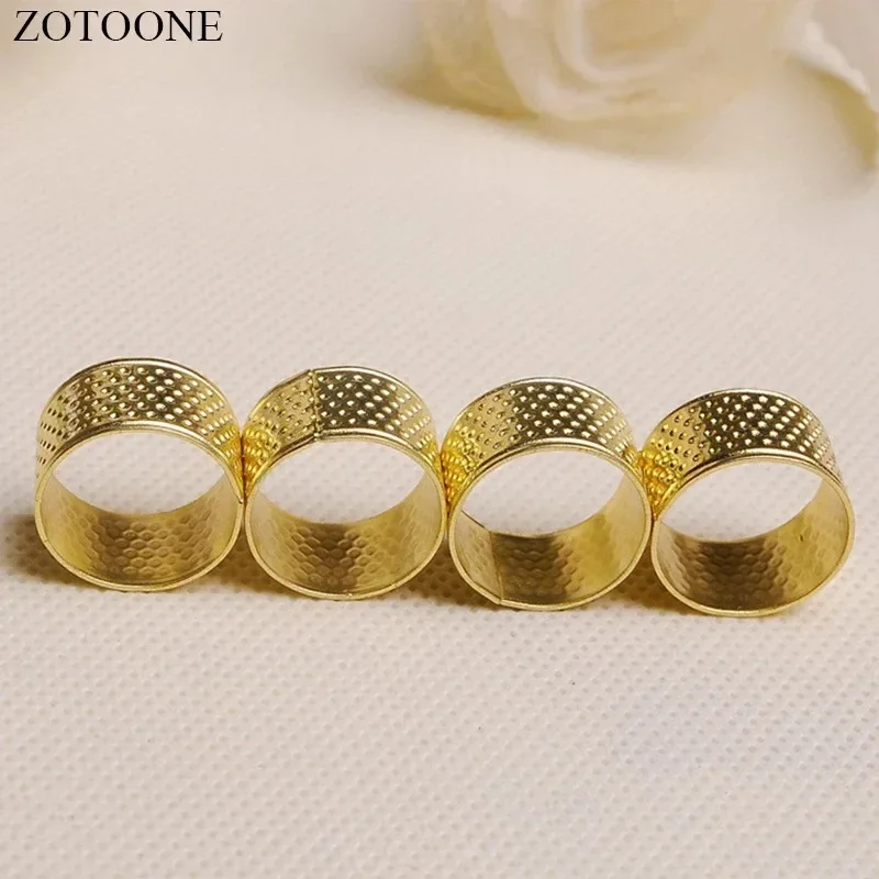 1/10pcs Round Copper Thimble DIY Sewing Tools Household Knitting Accessories for Sewing Supplies Handicraft Thimble Stitch G