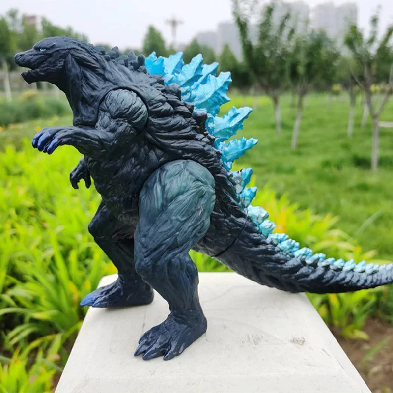 2024 New Godzilla VS King Kong  Action Anime Figurie   large Godzilla King Ghidorah Soft Glue Monster Doll Model Ornaments Toys