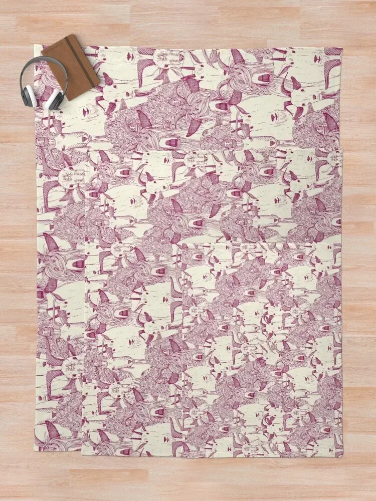 Jogue o cobertor do luxuoso para a cama, Apenas cabras, Cherry Throw, Idéias do presente dos namorados