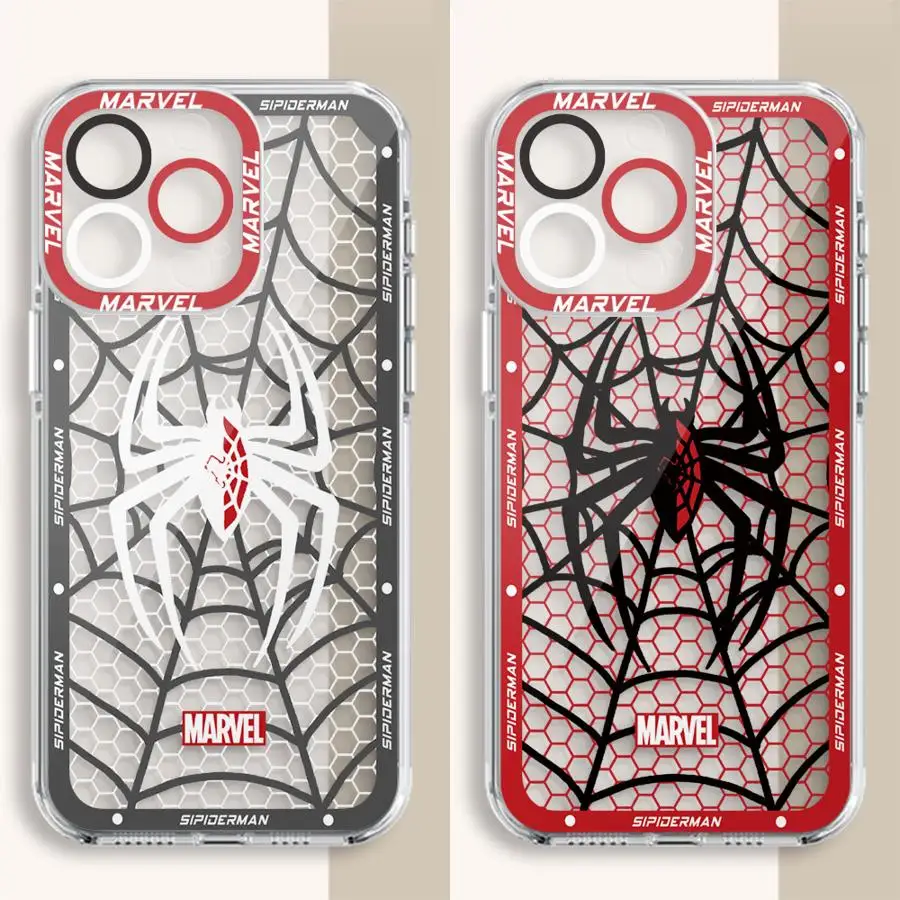 HOT Marvel Spider Man Spider Phone Case for Honor X9a 5G X8b X9b X8 4G X8a 90 Lite X8 X7b Soft Bumper Luxury Cover