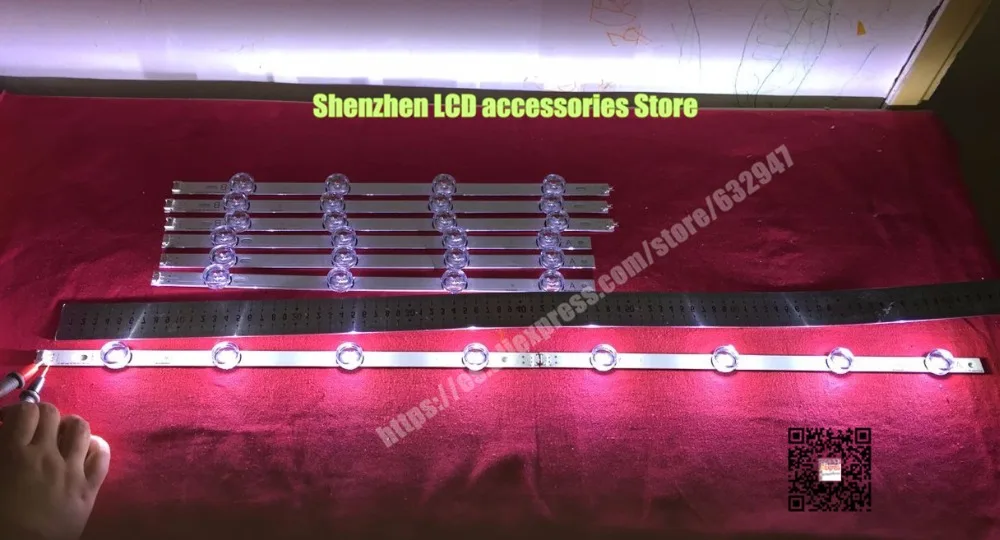 4 teile/los für 825mm LED-Hintergrund beleuchtung für Innotek Drt 3,0 42 "_ a/b 42 Zoll 6916l-1709b = 2 Stück und 6916l-1710b = 2 Stück