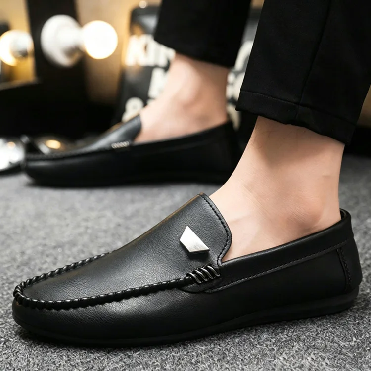 Frühling Herbst Herren Freizeitschuhe Weichsohlige Sneaker Slipper Herren Fahrschuhe – Detail 6