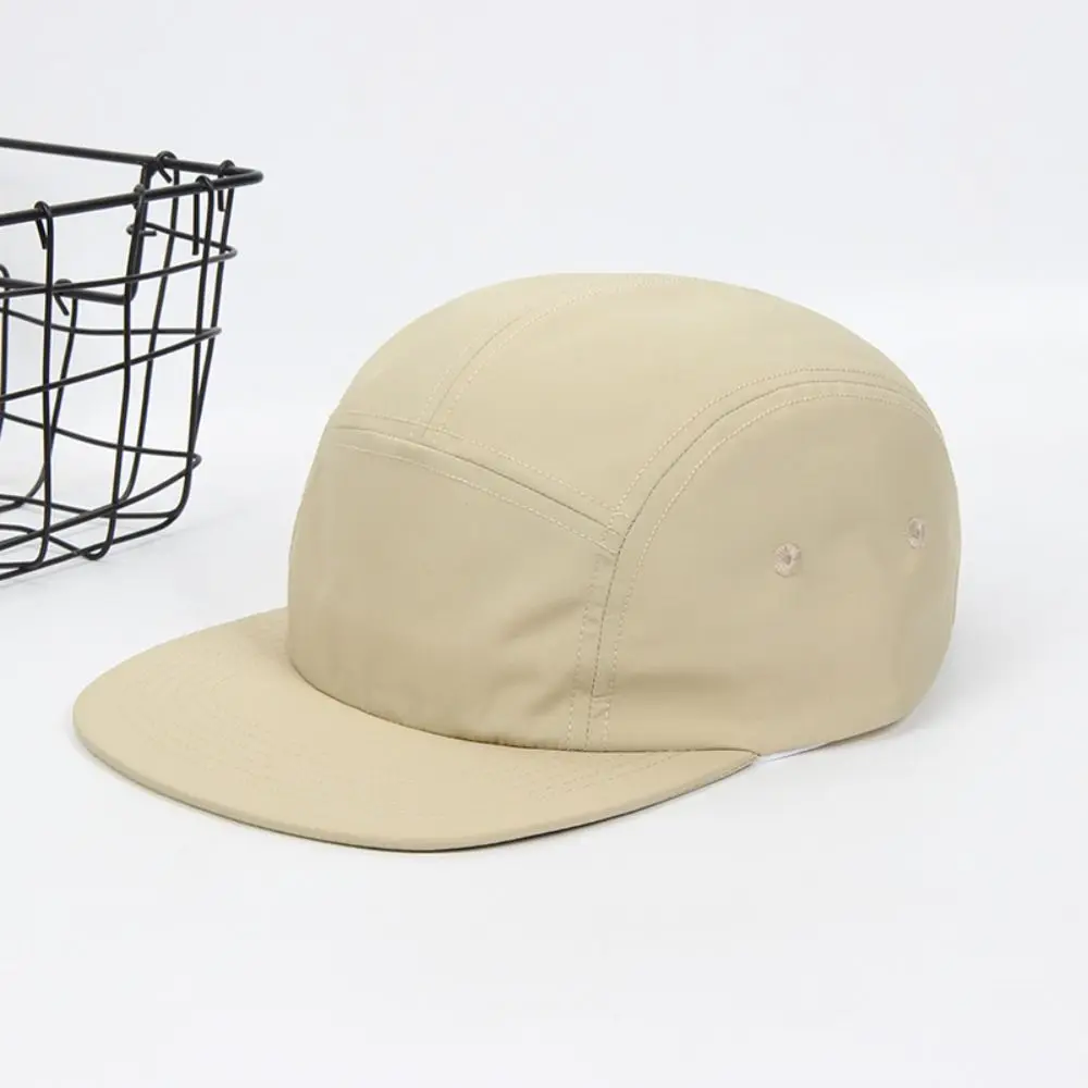 جديد التجفيف السريع 5 لوحة قبعة بيسبول مقاوم للماء النايلون Casquette Snapback قبعات تنفس الرجال النساء كابيلو الهيب هوب القبعات