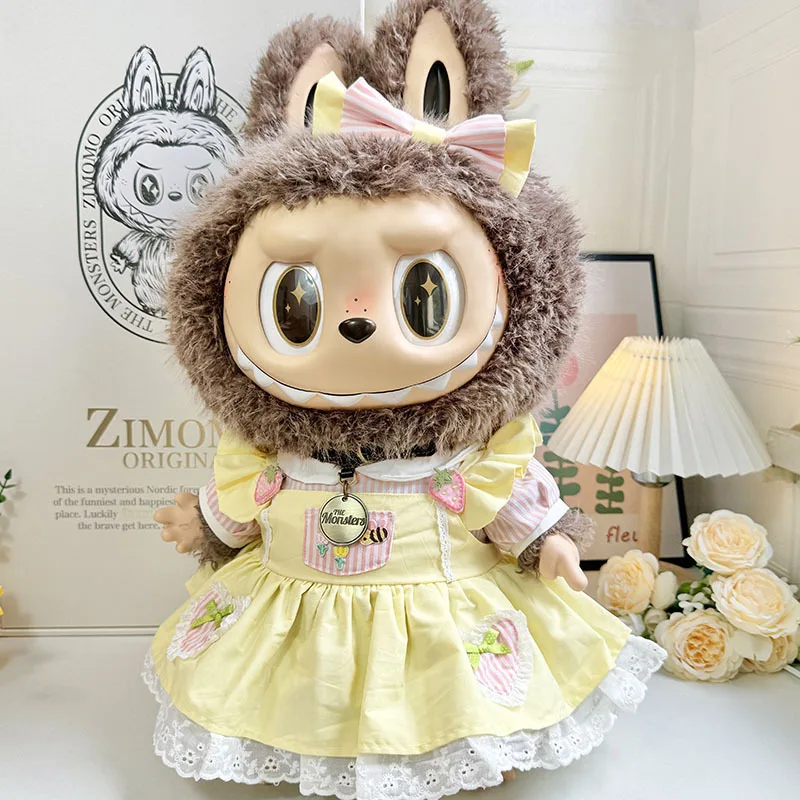 58cm Labubu Christmas Cloak Baby Dress Internet Celebrity Zimomo Queen'S High Ding Baby Dress Decoration Girl'S Christmas Gift