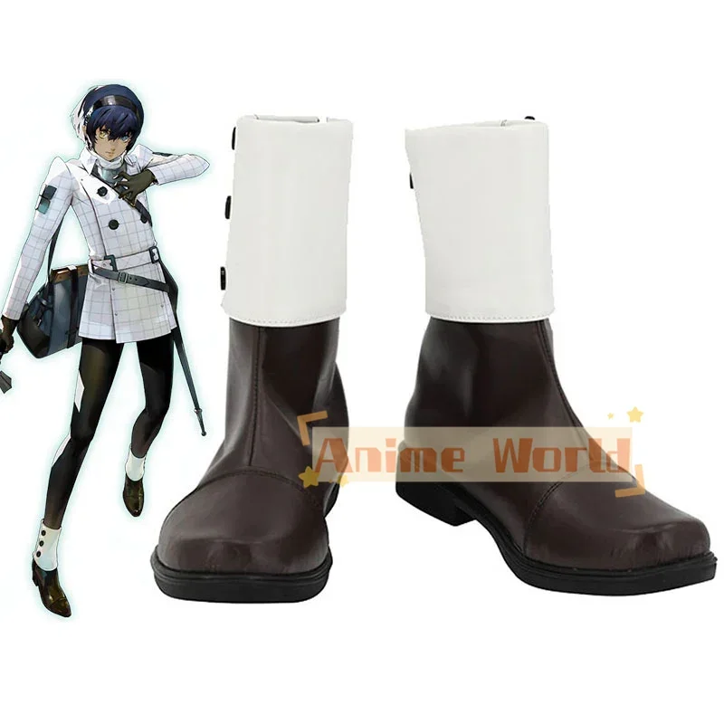 Metaphor: ReFantazio Travelling Boy Cosplay Shoes Boots PU Leather Halloween Carnival Accessories Cosplay Props Custom Made