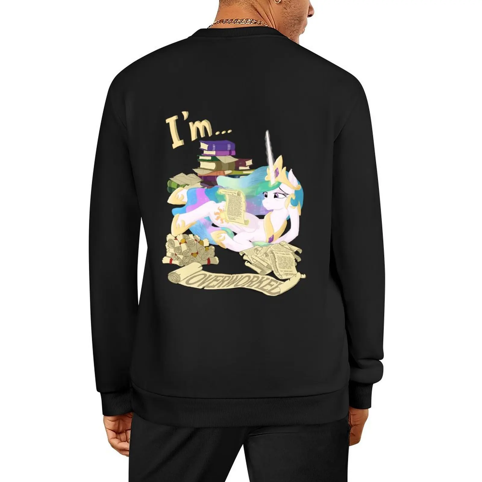 

I'm... Celestia Pullover men clothes autumn new products aesthetic clothing men clothing sweatshirt men