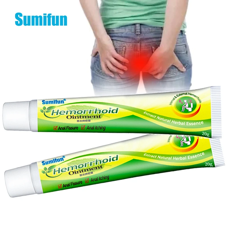 

Sumifun 20g Hemorrhoids Ointment Pain Herbal Mixed Hemorrhoids Cure Internal Anal Fissure Cream External Fissure Pain Relief