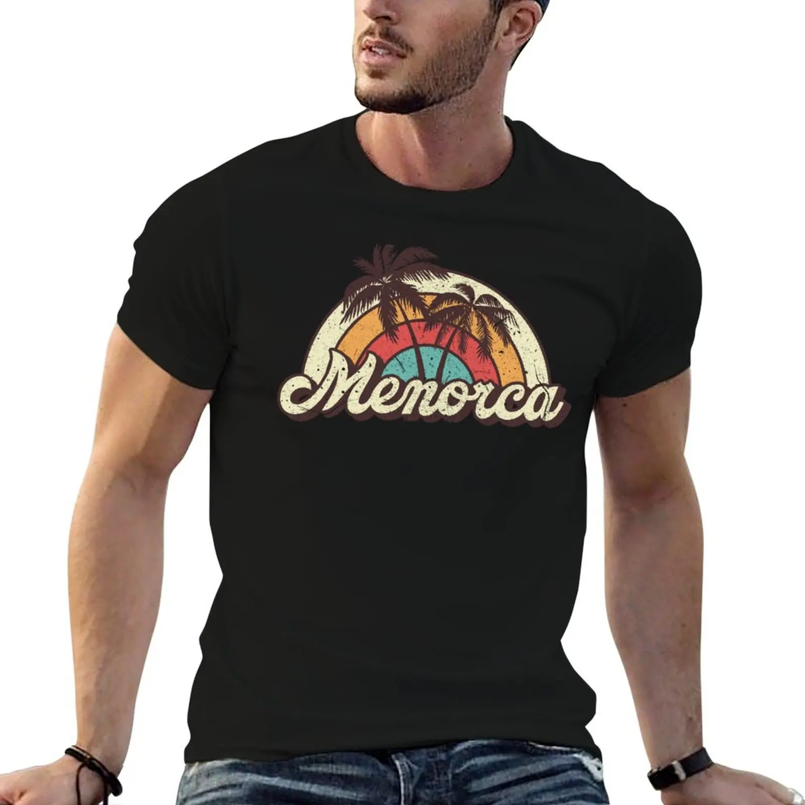 Camisetas de regalo de luna de miel de Menorca para hombre, camisetas divertidas de algodón para hombre, camiseta de marca de lujo 100% algodón para hombre