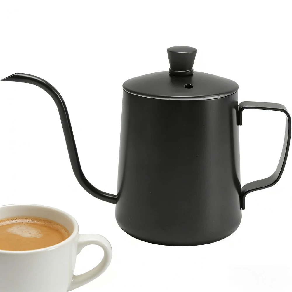 Stainless Steel Pour Over Coffee Kettle Long Narrow Drip Spout Coffee Tea Pots Espresso Coffee Maker Kettle Teapot Accessories