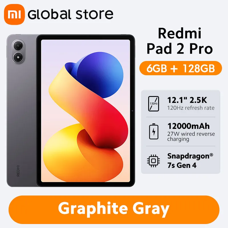 グローバル版 Xiaomi Redmi Pad 2 Pro 12.1インチ 2.5K クリスタル