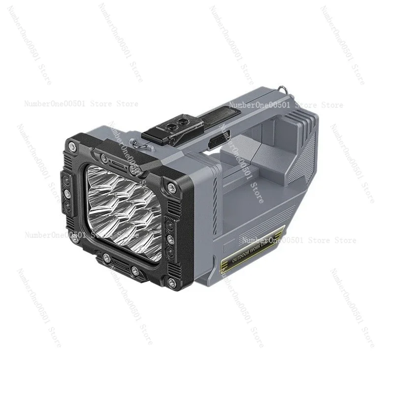 

Ultra bright high-power solar charging strong light handheld searchlight long-range industrial hernia laser flashlight
