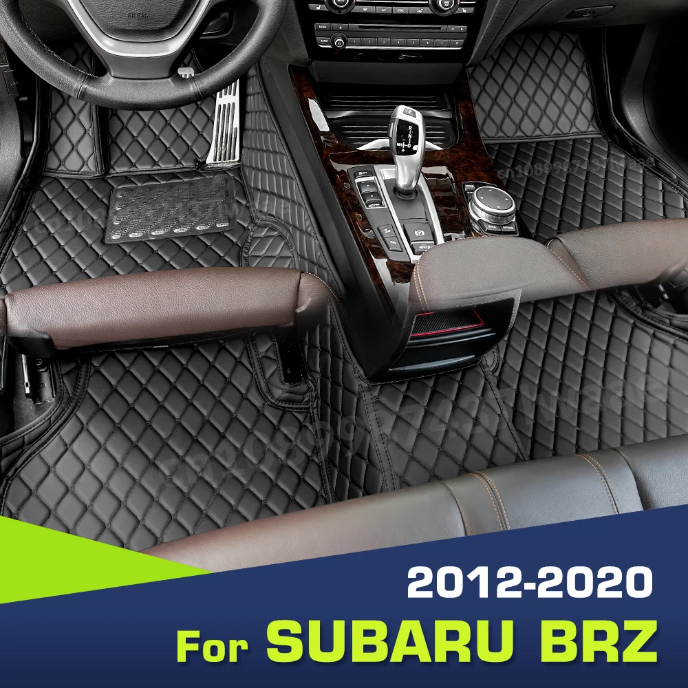 Car Floor Mats For Subaru BRZ 2012-2020 19 18 17 16 15 14 13 Custom Auto Foot Pads Automobile Carpet Cover Interior Accessories