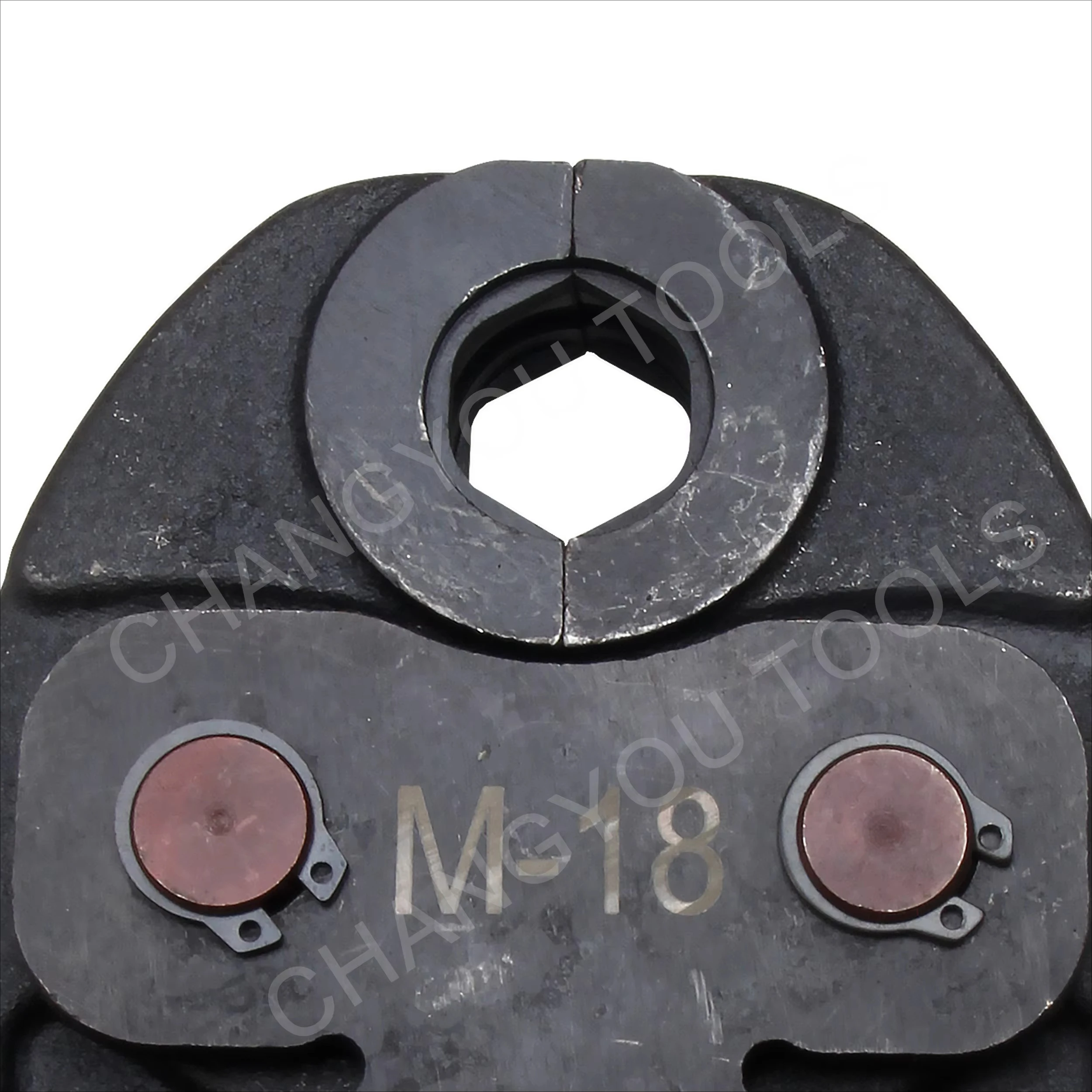 Mascella con profilo M18 per crimpare tubi in acciaio inossidabile