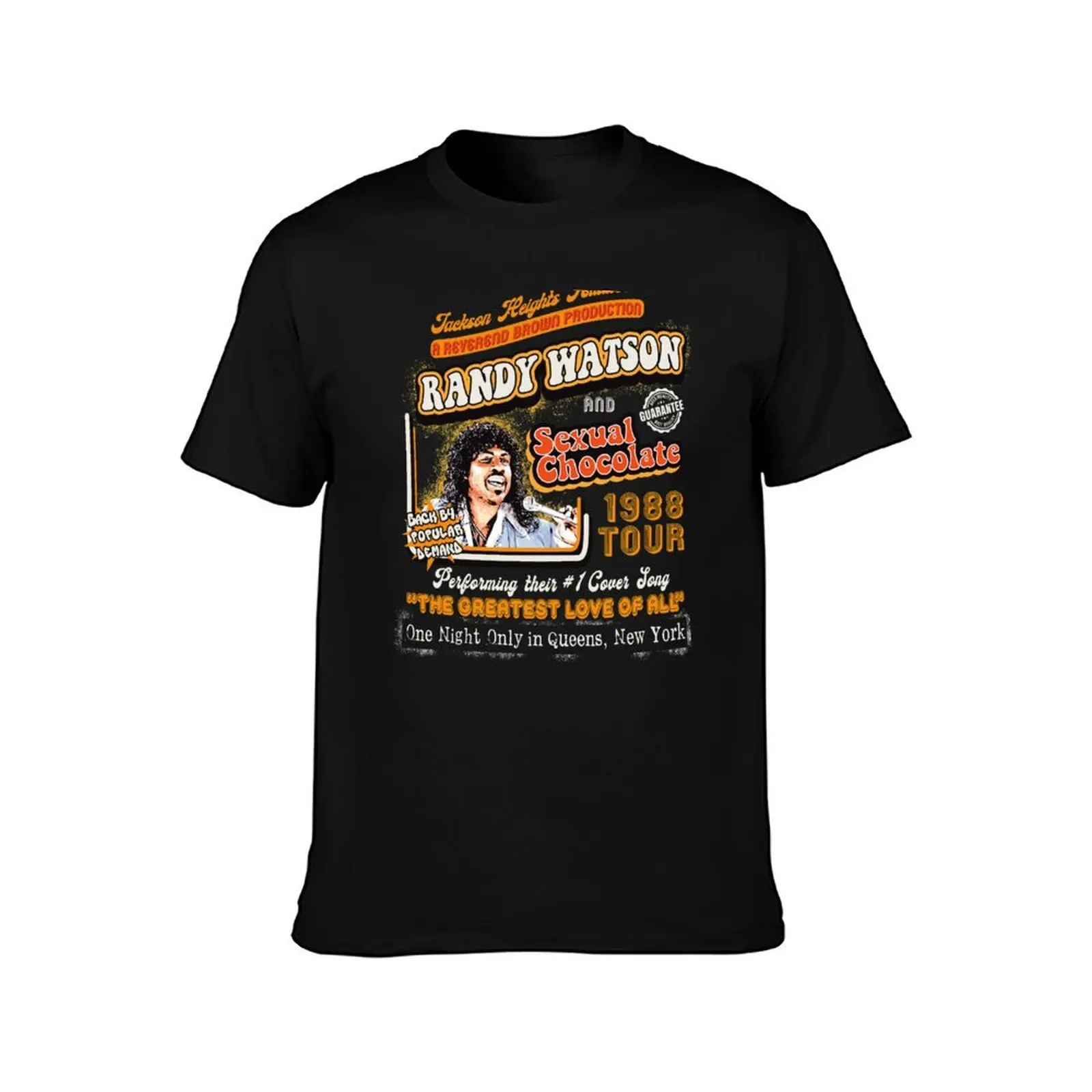 Randy Watson Sexual Chocolate Concert Poster T-Shirt Heavy Duty Casual Work Tee T-Shirt