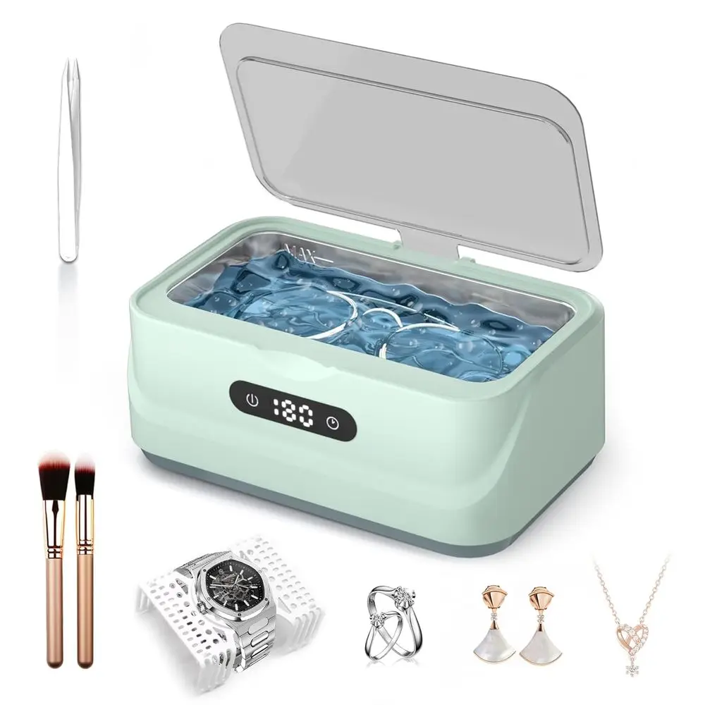 

Klivvio Ultralry Cleaner: 48Khz Ring Cleaner Ultrahine with Digital Timer, 4 Cleaning es, 24W Cleaner or lry, Glasses, Retainer,