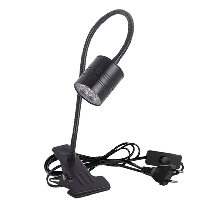 Black Silver Light Body 360 Degree Angle Adjustable wall light AC110V 220V LED Wall lamp 3W 5W Modern Bedroom Bedside Lamp