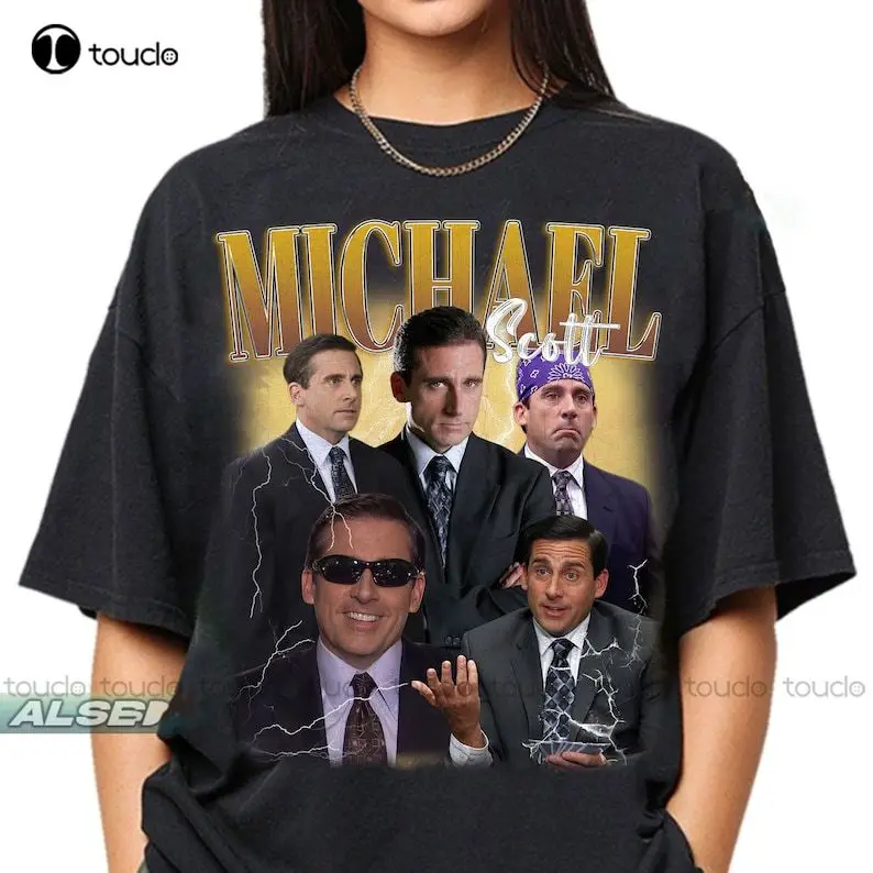 Michael Scott Shirt, Tee Top Us Office Tv Show, Retro 90'S Vintage Funny, Retro Shirt, Father'S Day, Unisex T-Shirt Xs-5Xl