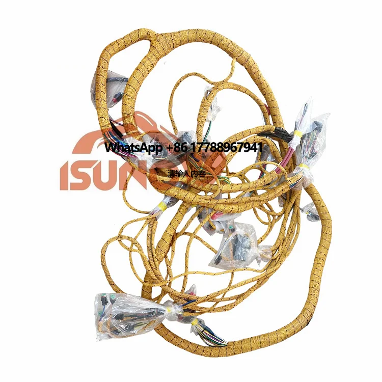 

306-8777 Chassis Wiring Harness Excavator Spare Parts 320D 323D 320DL External Wiring Harness 3068777 306-8777