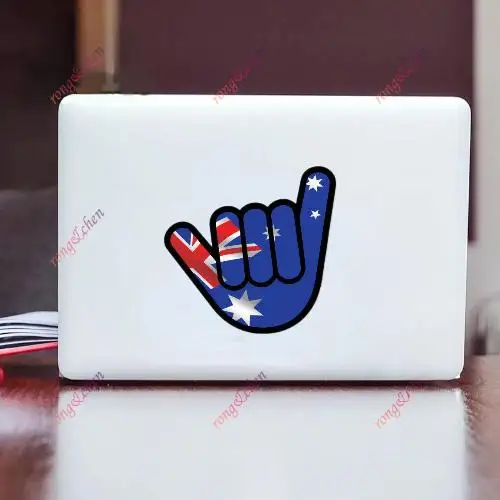 Aussie Shaka Shocker Sticker Aussie Car Flag 4x4 Funny Decals Auto Tuning Styling Rear End Exterior Vinyl