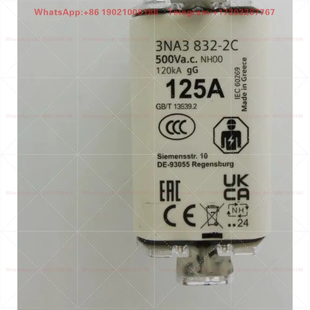 Genuine fuse 3NA3832-2C NH00-gG 125A 500V core