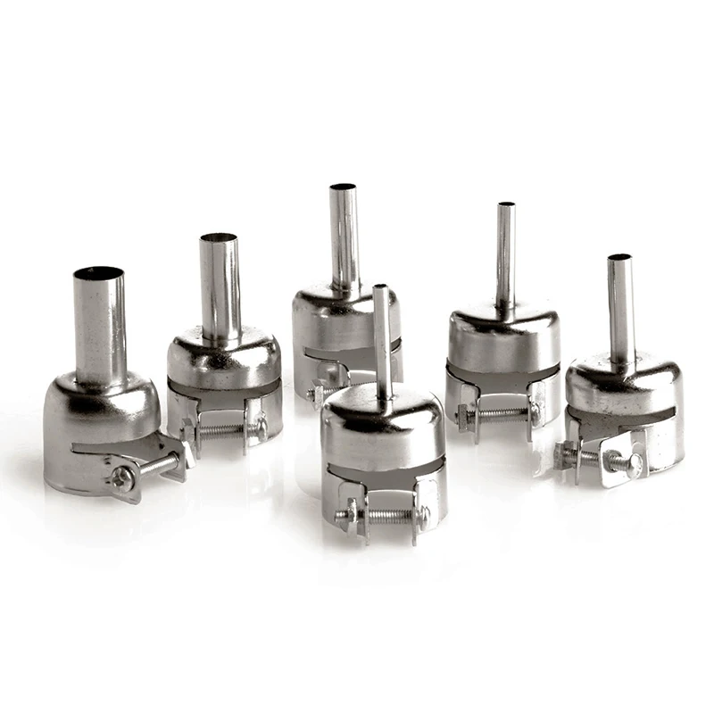 6 Stück 850 Runddüsen Heißluft-Rework-Reflow-Lötstation 3/4/5/6/8/10 mm