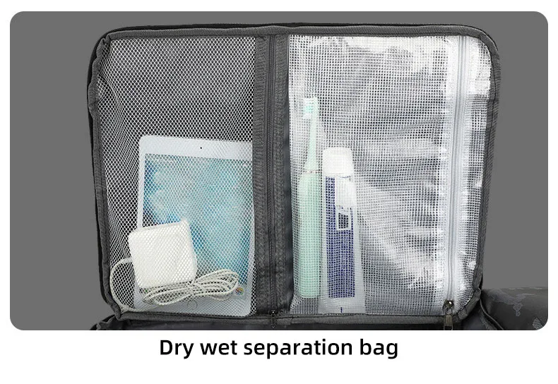 UAV-Drohnen-Kletterrucksack Großer Fotografie-Kamera-Sport-Outdoor-Rucksack Trocken-Nass-Trennung Tragbarer Business-Laptop-Gepäckrucksack – Detail 10