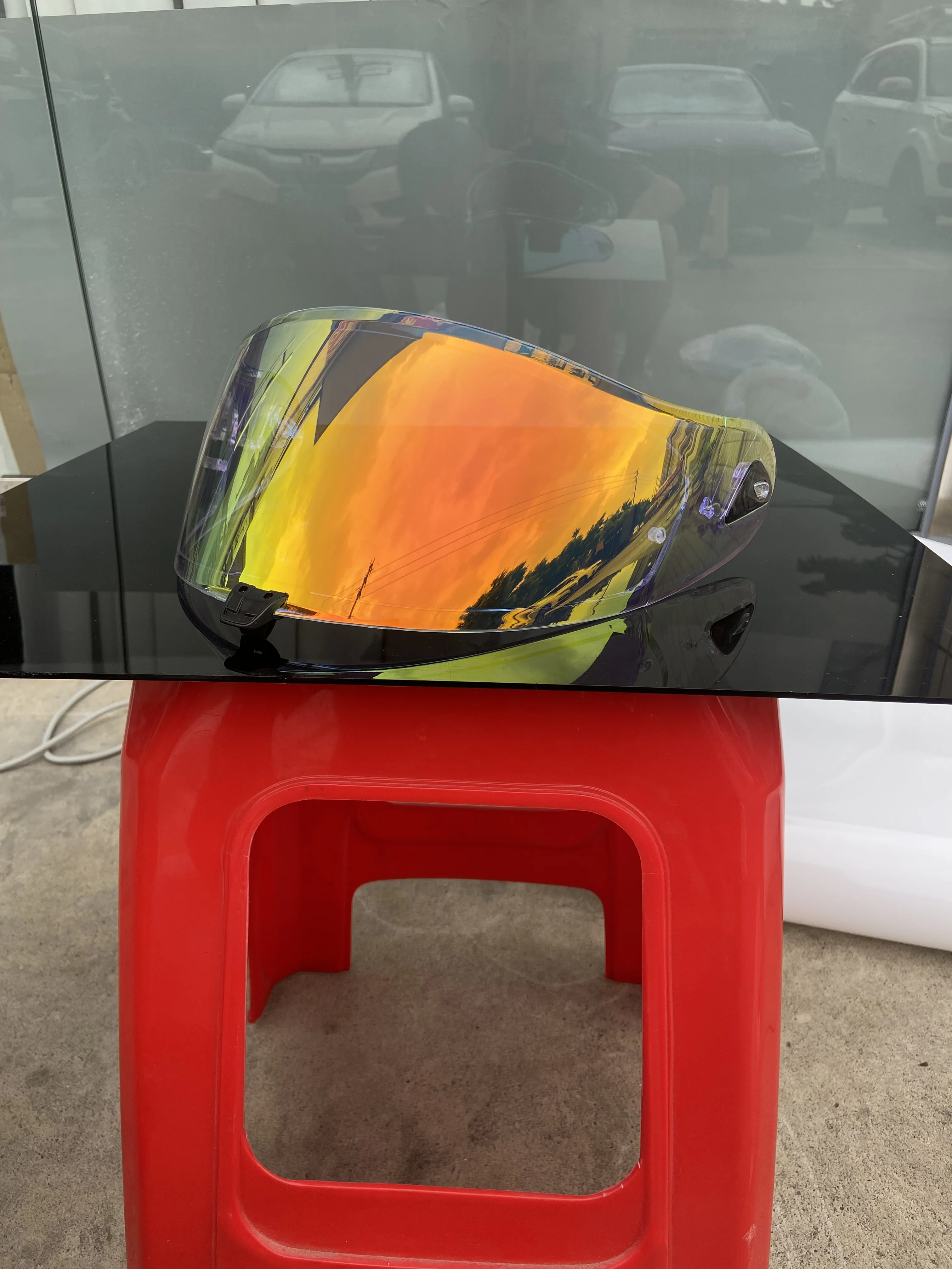 واقي واقي من الأروبلايد ، مقطوع بالأشعة فوق البوق مقاوم للرياح ، إكسسوارات خوذة دراجة نارية لـ OGK Kabuto