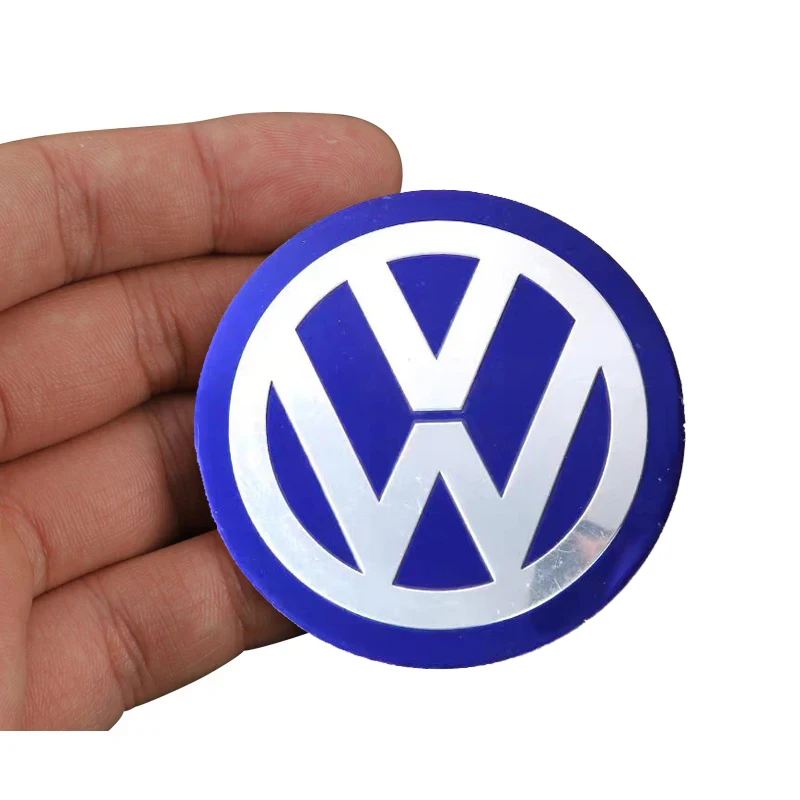 4Pcs 56/60/65MM Wheel Center Cover Stickers Hub Cap Auto Accessorie For  VW GTI Polo Golf Passat Scirocco Tiguan Jetta T-ROC GTD