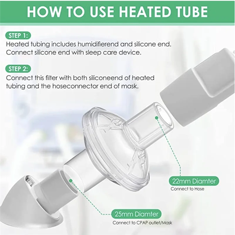 B58B-CPAP Inline Filters For Dreamstation Resmed Bipap CPAP Machines Replacement CPAP Filters