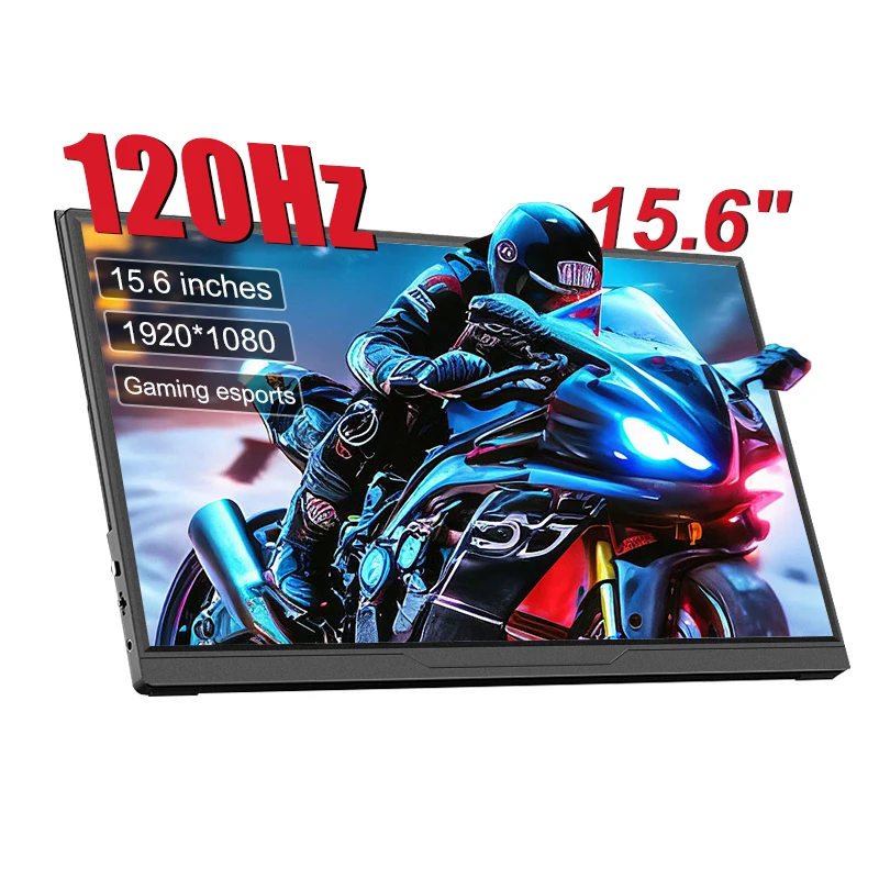 15.6inch Portable Monitor IPS FHD 1080P 144HZ USB-C Game Screen For PC Laptop Mac Phone Xbox PS4/5 Switch Extension Display