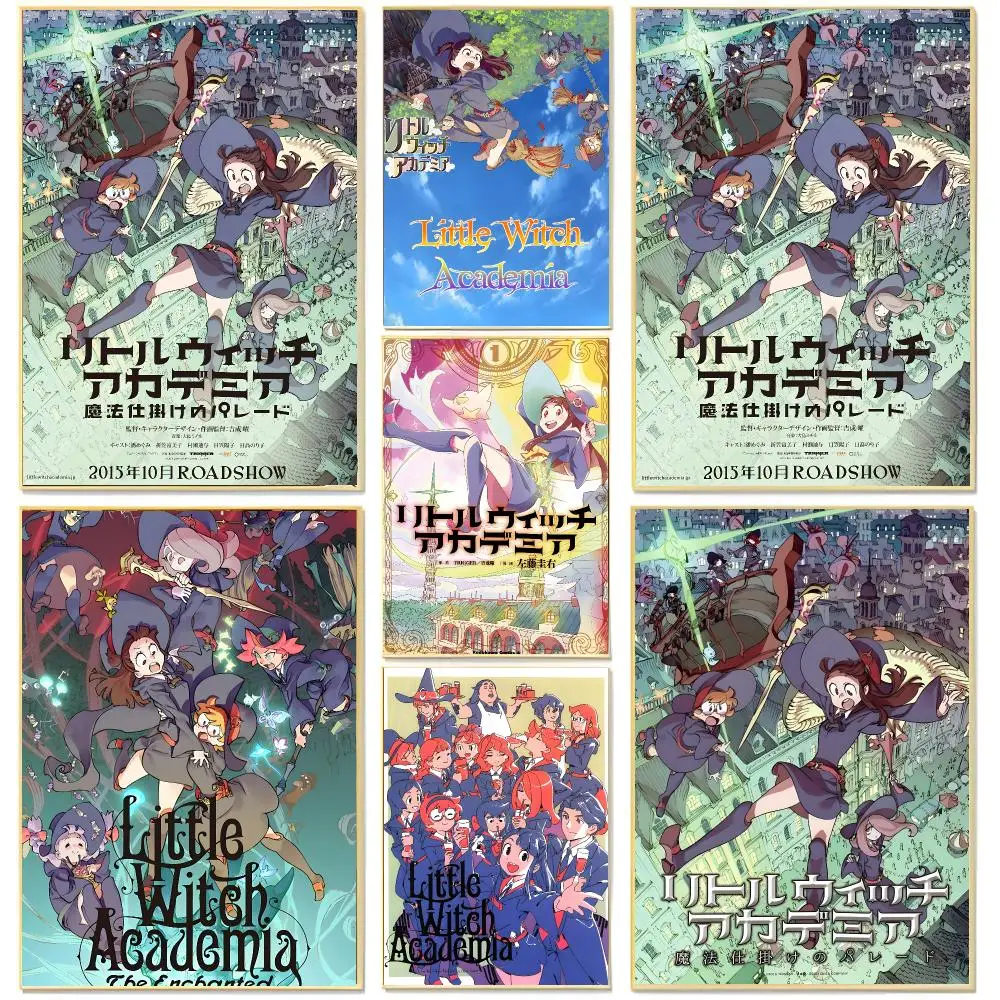 Anime Fantasy L-Little Witch Academia Poster Living Room Bedroom Decorative Print Unframed Decor